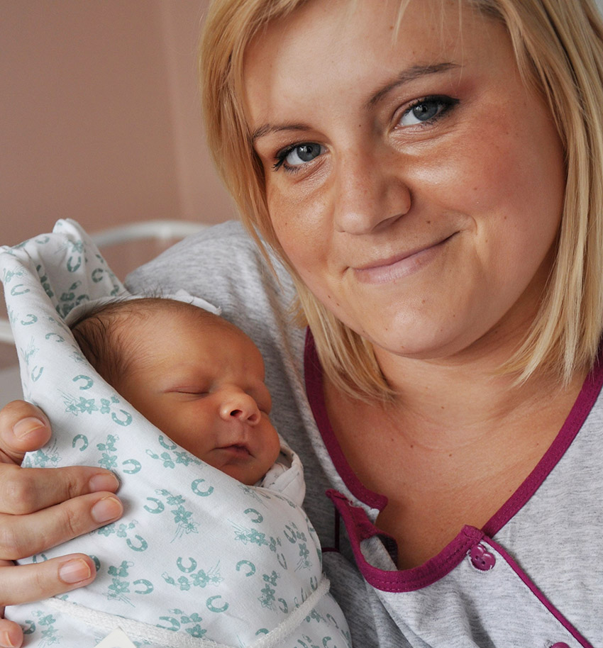 Justin Opara urodził się 11 maja 2013 r. o godz. 12.55. Warzył 3140 g i mierzył 53 cm. To pierwsze dziecko Anety i Piotra z Chrzanowa. - 2889