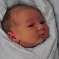 Aurelia Wolak przysza na wiat 29 grudnia 2011 roku, o godz. 9.34. Tu po urodzeniu waya 2900 g, mierzya 50 cm. Ta liczna dziewczynka to pierwsze dziecko Doroty i Tomasza z Trzebini. Imi dla licznej creczki wybra tata.